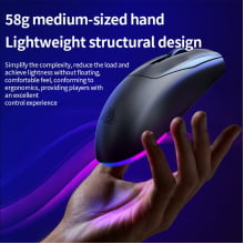 Mouse Sem Fio Bluetooth 2,4g 7200 Dpi 6 Botões Preto X2