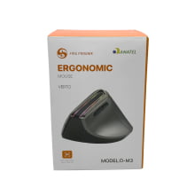 Mouse Sem Fio Bluetooth Vertical Ergonômico 6 Botões D-m3