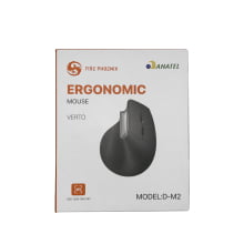Mouse Sem Fio Vertical Ergonômico 6 Botões Silencioso D-m2