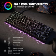 Teclado Magnético Mecânico Gamer Attack Shark Rgb X68 He