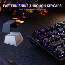 Teclado Magnético Mecânico Gamer Attack Shark Rgb X68 He