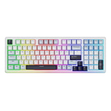 Teclado Mecânico Sem Fio Bluetooth 2.4g Tri Mode Led Sk98w