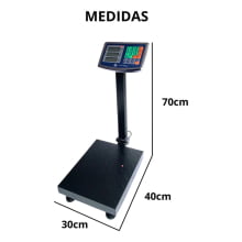 Balança Eletrônica Digital Plataforma De Chão Até 150kg Bivolt Zy-998