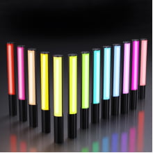 Bastao De Luz Led Preenchimento Rgb Portatil Fotografia Luxceo Colorido Com Controle P400