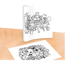 Bobina Papel Térmico A4 Impressora 50 Folhas Bluetooth Branco P2130