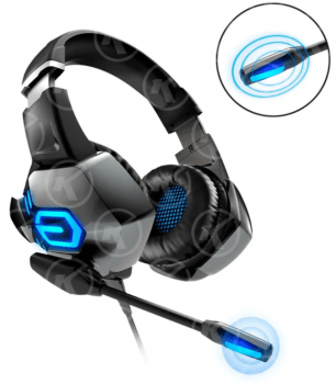 Fone Ouvido Headset Gamer Profissional Led Microfone Jogos Pc Xbox P4 Knup Fn600 Luuk Young 