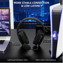 Headtset Gamer Sem Fio Attack Shark Fone De Ouvido Com Microfone L80pro