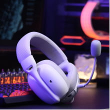 Headtset Gamer Sem Fio Attack Shark Fone De Ouvido Com Microfone L80pro