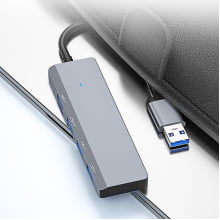 Hub Adaptador 4 Em 1 Multiportas Usb 3.0 Para Notebook Pc Fire Phoenix Bk-c5