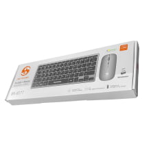 Kit De Teclado E Mouse Bluetooth Wireless Sem Fio Usb Recarregável 2.4G Wb-8077
