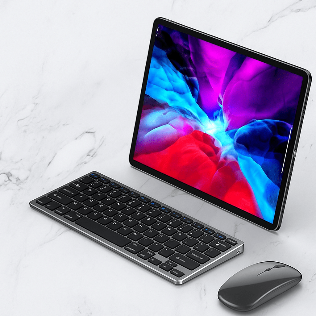 Kit De Teclado E Mouse Bluetooth Wireless Sem Fio Usb Recarregável 2.4G Fire Phoenix Wb-8077