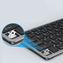 Kit De Teclado E Mouse Bluetooth Wireless Sem Fio Usb Recarregável 2.4G Wb-8077