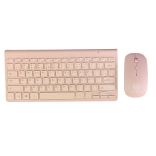 Kit Teclado + Mouse Óptico Adaptador Usb Sem Fio 2.4ghz Wireless Para Pc Notebook Português Brasil Bk-8066p