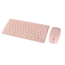 Kit Teclado + Mouse Óptico Adaptador Usb Sem Fio 2.4ghz Wireless Para Pc Notebook Português Brasil Bk-8066p