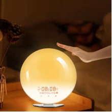 Luminária De Mesa Abajur Radio Wifi Smart Alexa Led Quarto Criança Cyl6803