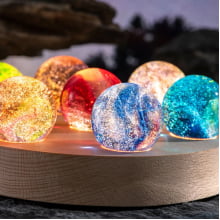 Luminaria Abajur De Mesa Led Decoração Quarto Vidro 7078-1