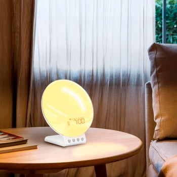 Luminária De Mesa Lampada Inteligente Wi-fi Smart Alexa Google Assistant Led Rgb Touch Cyl6805
