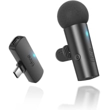 Microfone De Lapela Sem Fio Fifine Celular Android 2.4ghz Preto M6