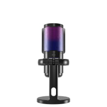Microfone Gamer Condensador Profissional  De Mesa Led Rgb Fire Phoenix Bk-805 Plus Preto
