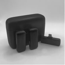 Microfone De Lapela Sem Fio Wireless Android Ios Luxceo Lux6