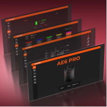 Mouse Gamer Sem Fio Bluetooth 2.4g Dareu Paw3950 6 Botões 30.000 DPI Ae7 Pro