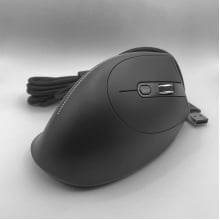 Mouse Optico Vertical Ergonomico Com Fio Usb Com Led 9 Botoes Dpi 12800 D7