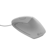 Mouse Vertical Verto Ergonomico Com Led 6 Botoes 1600 Dpi Ajustavel Branco D5