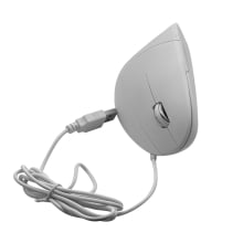 Mouse Vertical Verto Ergonomico Com Led 6 Botoes 1600 Dpi Ajustavel Branco D5