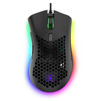 Mouse Gamer Rgb Para Jogos Macro Ultraleve Usb Software 7200 Dpi Kp-mu007