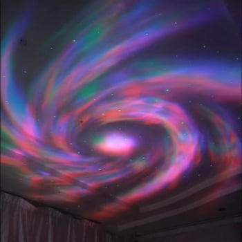 Astronauta Galaxy Projetor Noite Luz Céu Estrelado Nebulosa Quarto Com Controle Remoto Luminária 3305
