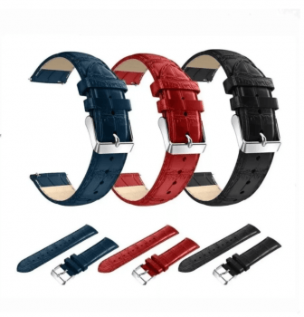 Pulseira Apple watch Iwo Couro Legitimo Alligator Unissex 38/40 42/44