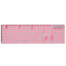 Teclado Membrana Gamer Luminoso Para Pc Computador Notebook Usb L1 Rosa Teclado Membrana Gamer Luminoso Para Pc Computador Notebook Usb L1 Rosa
