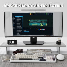 Teclado Sem Fio Gamer Mecânico Bluetooth Attack Shark X98