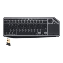 Teclado Wireless Touchpad Bluetooth 2,4g Smart Tv Com Led Recarregável Bk9801