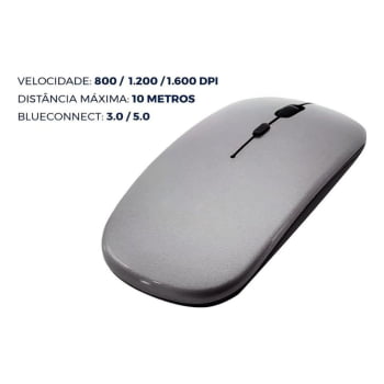 Kit De Teclado E Mouse Bluetooth Wireless Sem Fio Usb Recarregável 2.4G Wb-8077