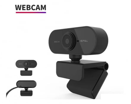 Webcam 1080p Full Hd Câmera Computador Microfone P/envio W18