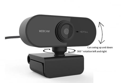 Webcam 1080p Full Hd Câmera Computador Microfone P/envio W18