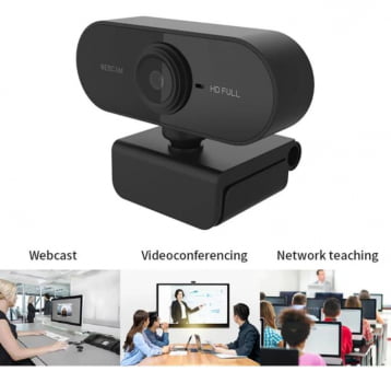 Webcam 1080p Full Hd Câmera Computador Microfone P/envio W18