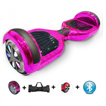 Hoverboard Skate Elétrico Infantil 6 Polegadas Criança Bluetooth Bivolt Com Leds Colorido Roda Overboard