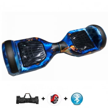 Hoverboard Skate Elétrico Infantil 6 Polegadas Criança Bluetooth Bivolt Com Leds Colorido Roda Overboard