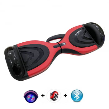 Hoverboard Skate Elétrico Infantil 6 Polegadas Criança Bluetooth Bivolt Com Leds Colorido Roda Overboard