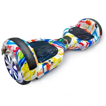 Hoverboard Skate Elétrico Infantil 6 Polegadas Criança Bluetooth Bivolt Com Leds Colorido Roda Overboard