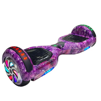 Hoverboard Skate Elétrico Infantil 6 Polegadas Criança Bluetooth Bivolt Com Leds Colorido Roda Overboard