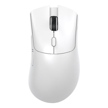 Mouse Branco Sem Fio Bluetooth Gamer Attack Shark Paw3311 De 18000 Recarregável R1