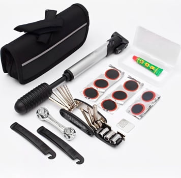 Kit Ferramenta Bicicleta Bolsa Chaves Bike Reparo Bf809