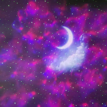 Mini Projetor Luminaria Abajur Galaxia Galaxys Wi-fi Touch Estrelas 6 Luas Nebulosa Quarto 3304