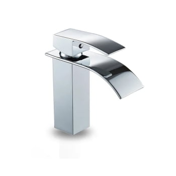 Torneira Banheiro Misturador Monocomando Baixa Metal Cromado Slim T103-04