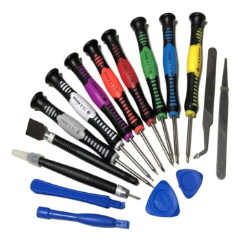Kit De Chaves Manutenção Para Concerto De Celulares 16 Peças T4 T5 2811 Luuk Young