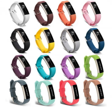 Pulseira Emborrachada Sport Smart Watch Fitbit Alta Hr Cores