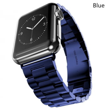 Pulseira Aço Elos 3 Para Apple Watch Iwo 38mm 40mm 42mm 44mm